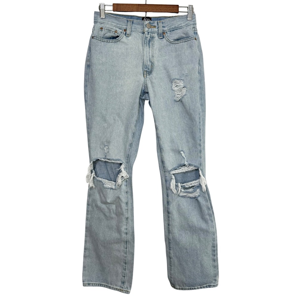 BDG Urban‎ Outfitters Bootcut Jeans Womens 26 Light Wash Distressed Mid Rise